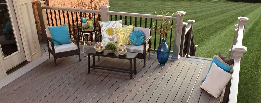 Beautiful out sitting area with chair