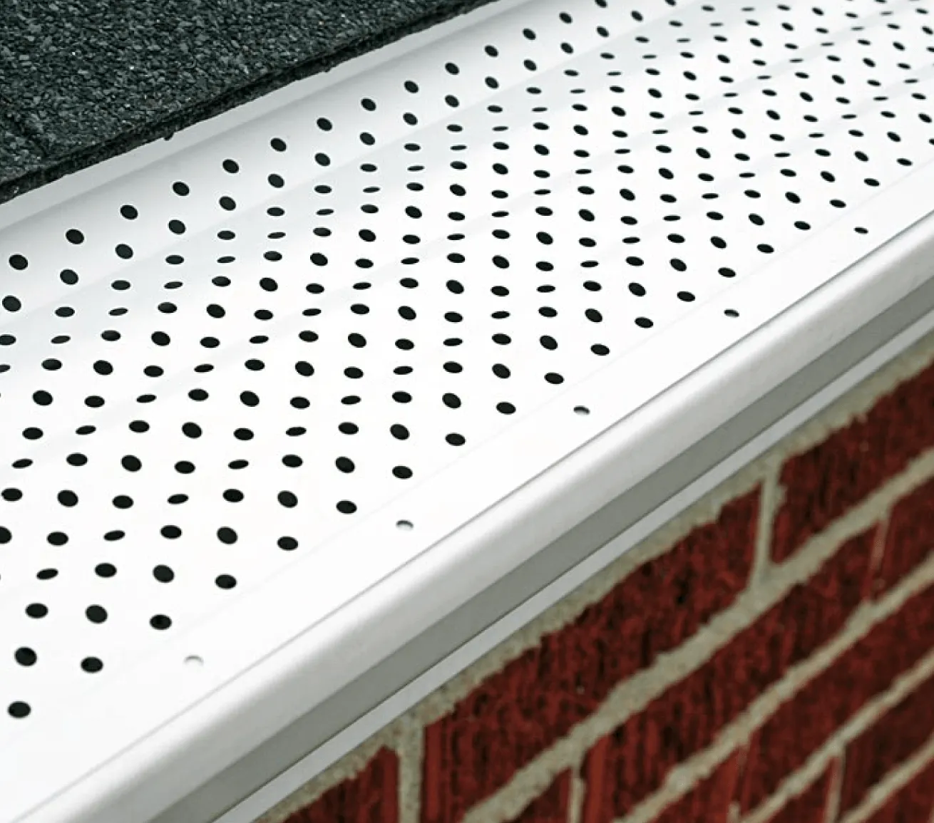 White Gutter Guards