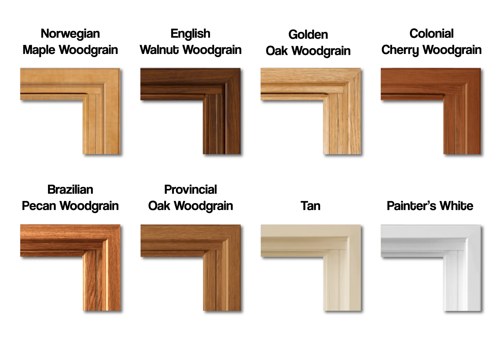 Different Types of Woodgrain